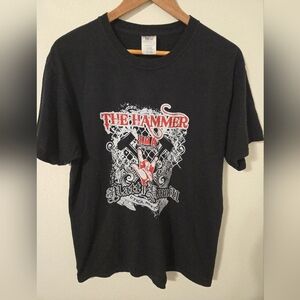 MMA Signatures Matt The Hammer Hamill Black T Shirt Mens Large UFC y2k